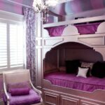 Room with radiant orchid color interiors