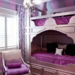 Room with radiant orchid color interiors