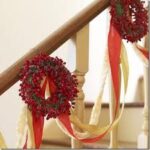 Ribbon decoration inside of a house